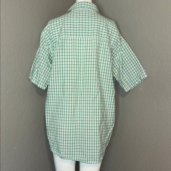 Chaps Men's Green Checkered Shirt - Picture 2 of 2